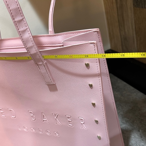 Ted Baker Light Pink Studded Tote - Picture 3 of 7